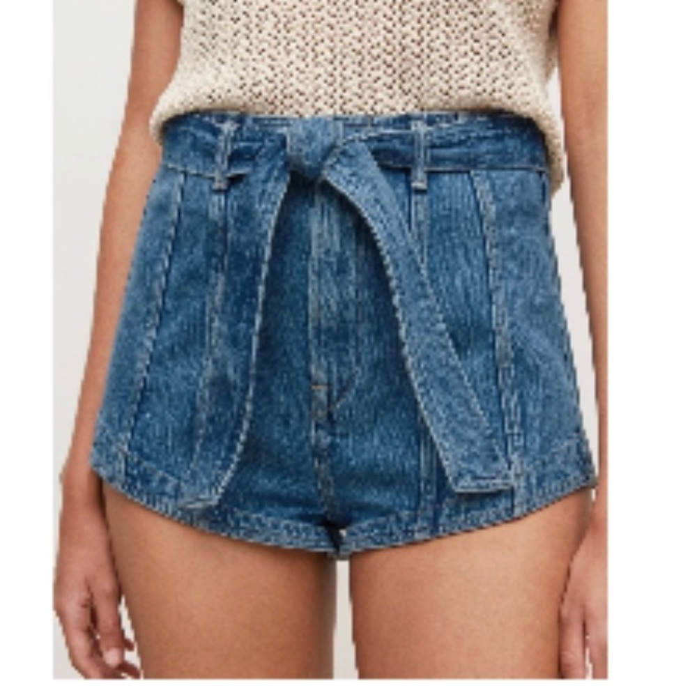 NEW Allsaints Frankie Jeans Shorts Size 14